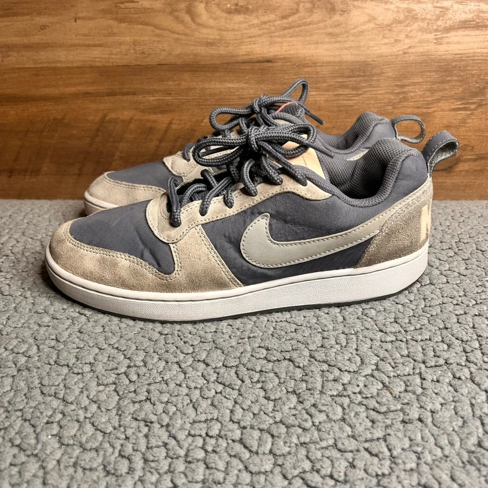 Nike Court Borough Premium Low Armory Blue And Gray Women’s Size‎ 8 861533-400